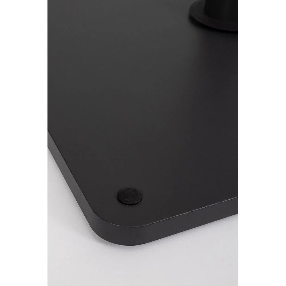 Base per Ombrellone a Piastra Quadrata in Acciaio Slate Nero