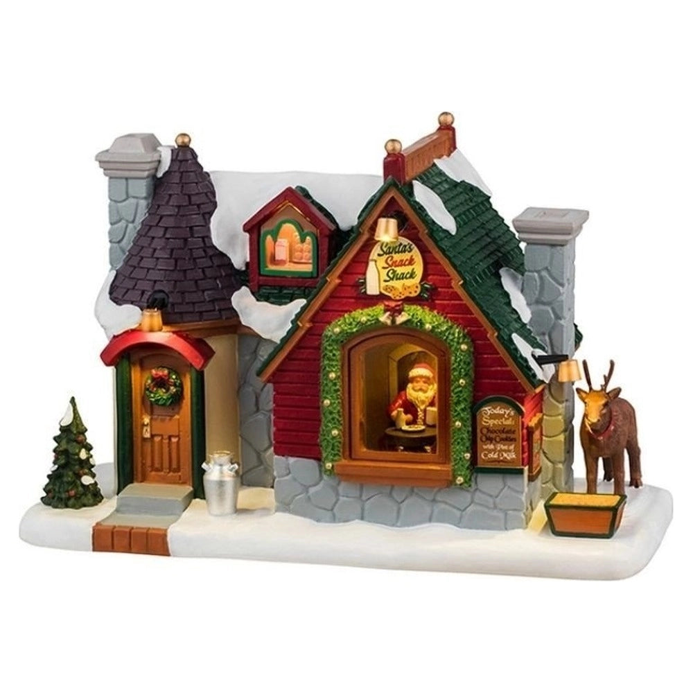 Chiosco delle merende di babbo natale set per villaggio lemax