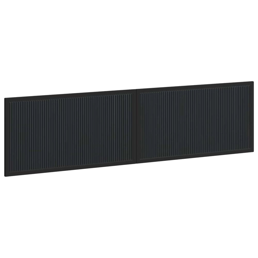 Testiera da Muro EDE Nero Legno ingegnerizzato
