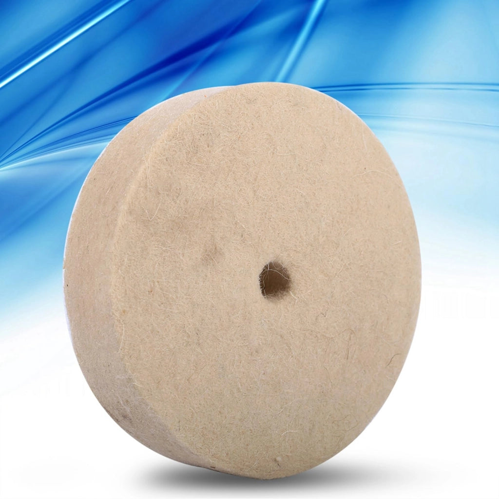 Disco abrasivo in lana, rotondo, 100 x 25 mm, per la riparazione di gioielli