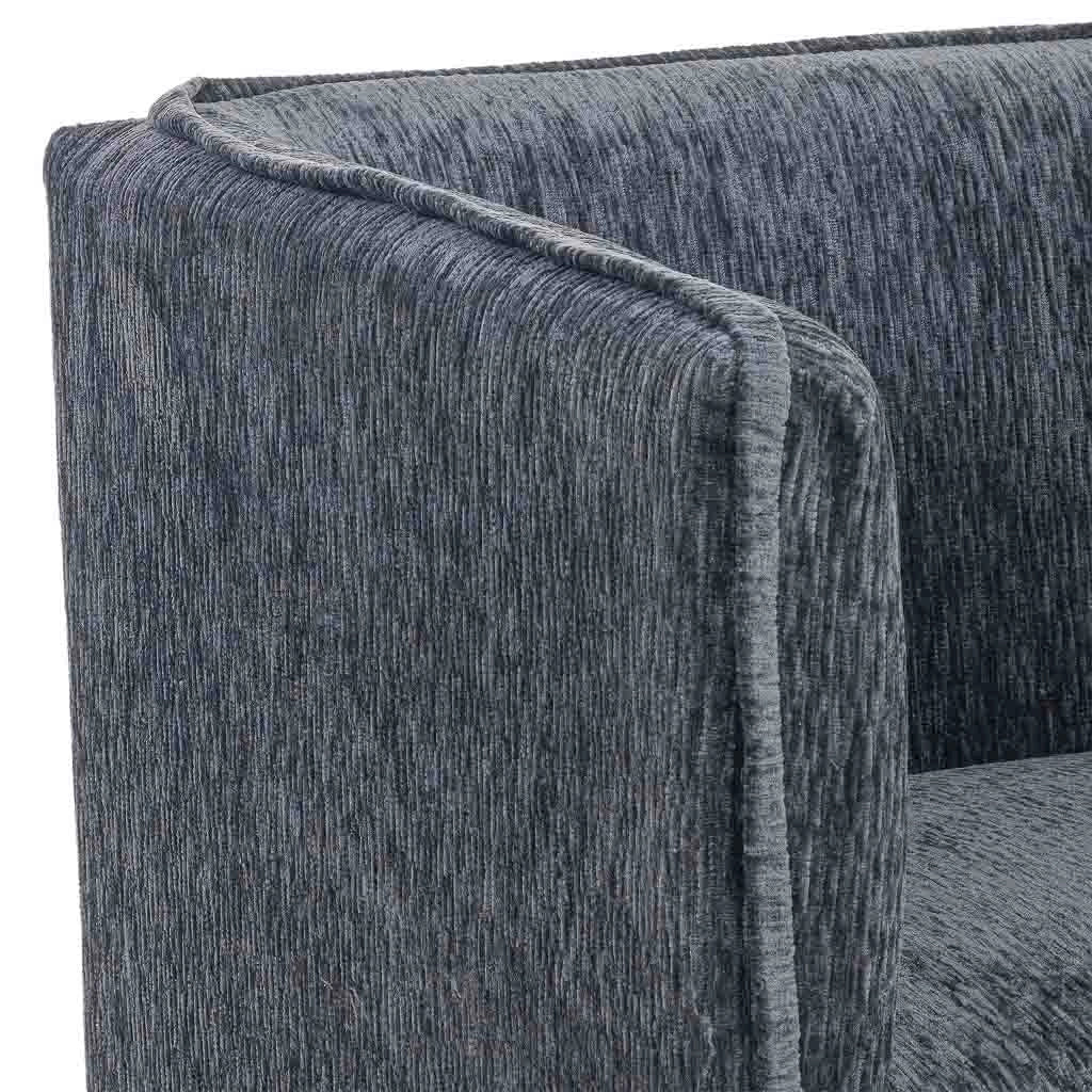 Poltrona in tessuto grigio 71,5x73x82h cm