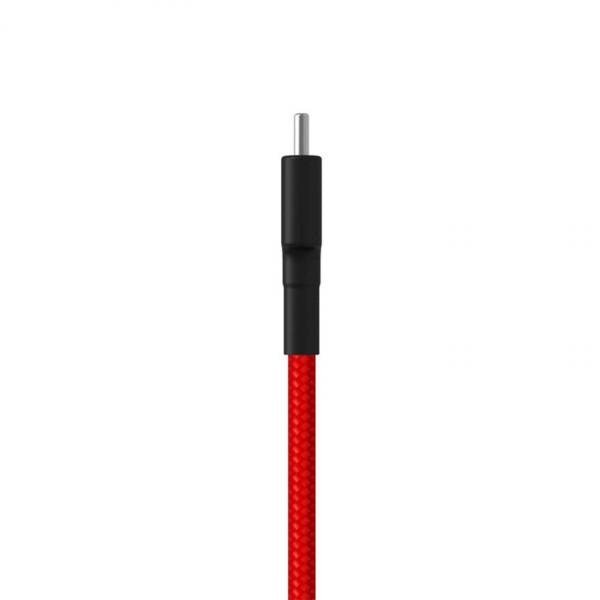 CAVO XIAOMI USB-A/USB-C 1MT BRAIDED RED