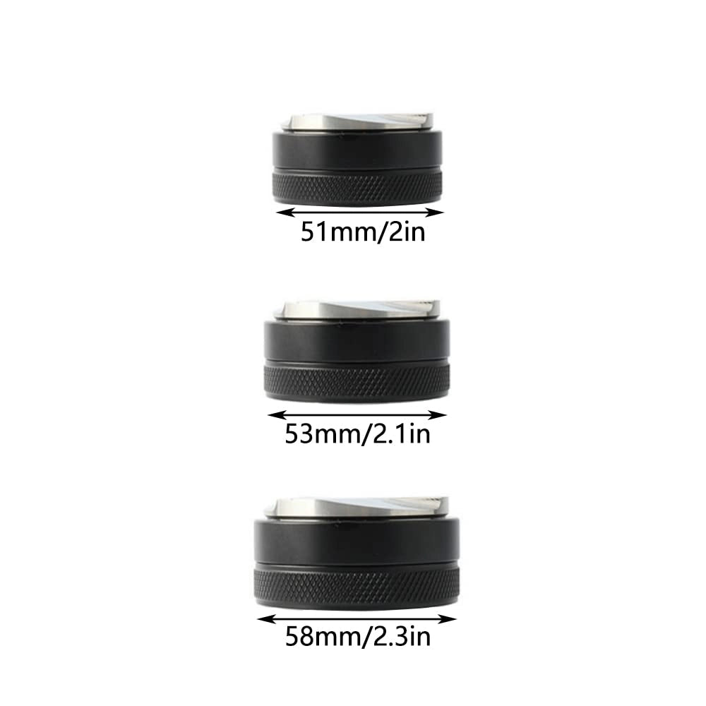 Distributore e pressino per caffè da 58 mm, profondità regolabile, distributore per espresso