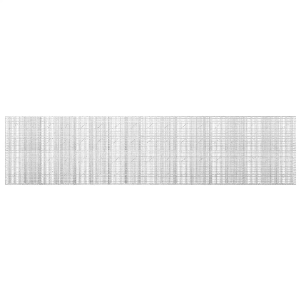 Gabione con Filo da 5 mm e Rete da 5x2,5 cm 850x10x200 cm 3463547