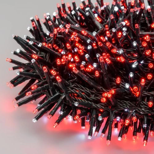 MiniCluster 6cm LED 4x20m rosso e bianco