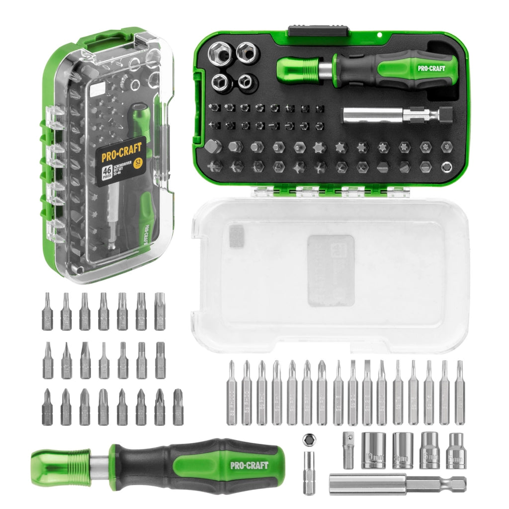 Set di 46 bit Procraft SS-46, acciaio S2