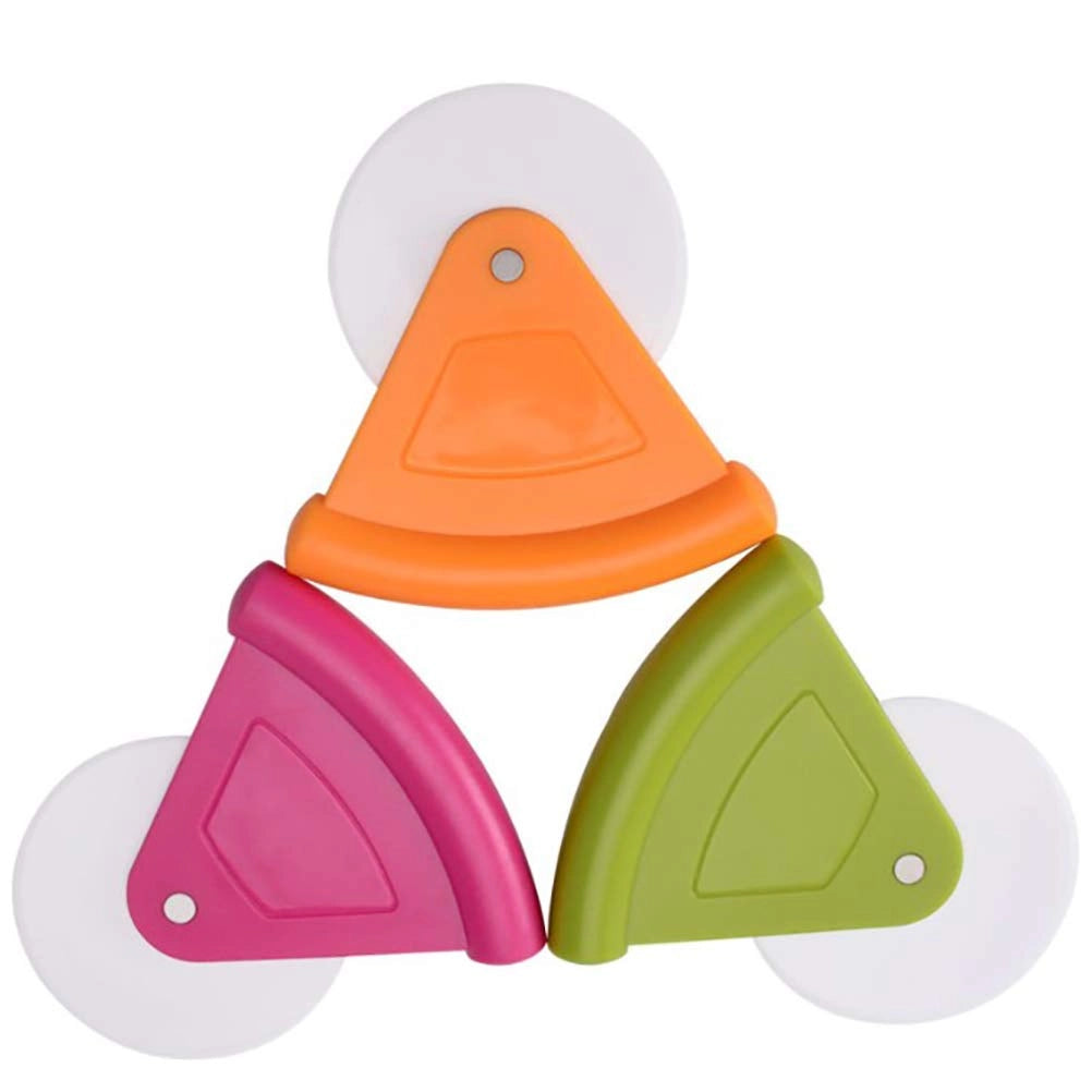 Tagliapizza con rotella, dimensioni 11,5 x 10,5 cm, realizzato in plastica ABS, adatto al lavaggio in lavastoviglie
