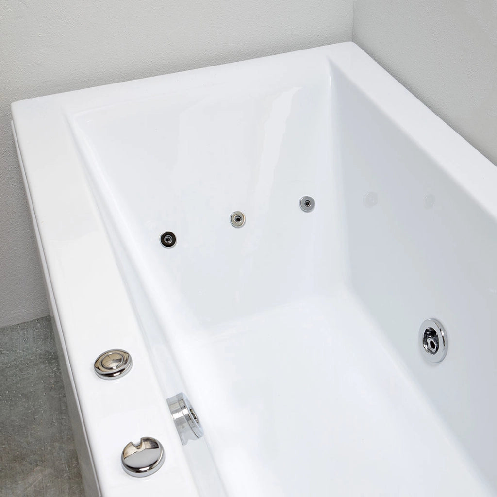 Vasca da bagno rettangolare idromassaggio