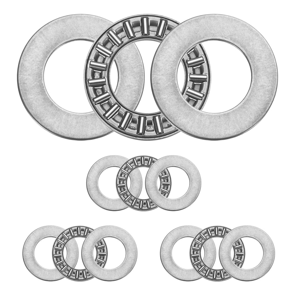 4 cuscinetti assiali AXK1730, dimensioni 17x30x4 mm, acciaio al cromo, precisione P5