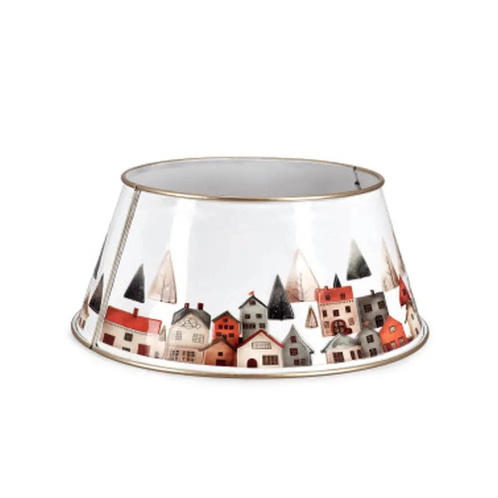 Copri base albero di Natale Chilly a forma di casa Ø59 × H25 cm