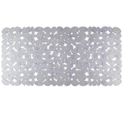 Tappeto doccia e vasca Sassolini antiscivolo  trasparente con ventose 35 × 70 cm