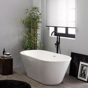 Vasca da bagno ovale in acrilico 150 cm
