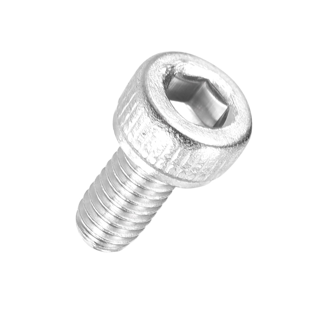 Viti a Esagono M3-0,5 x 3 mm, confezione da 50 pezzi, acciaio inossidabile 304, colore argento