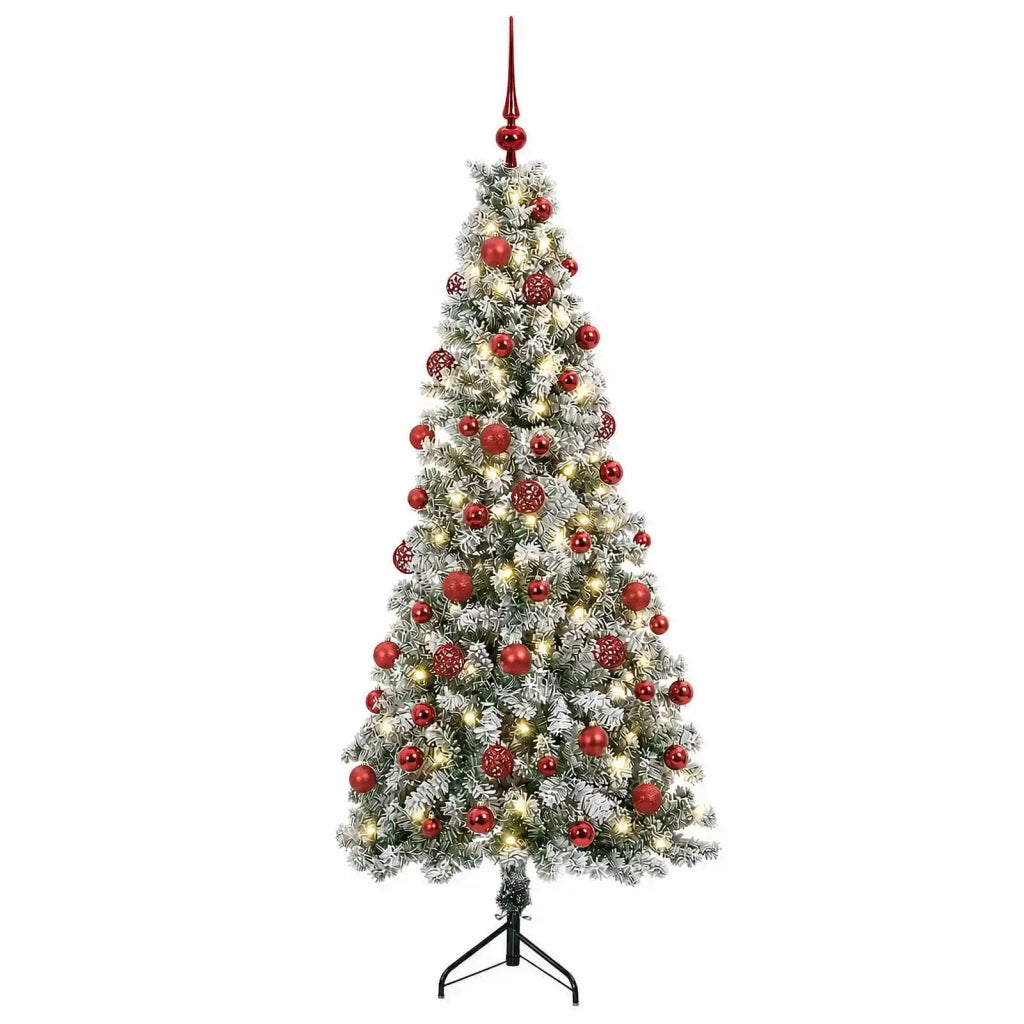 Albero di Natale artificiale con palline 240 cm 300 LED 3461009