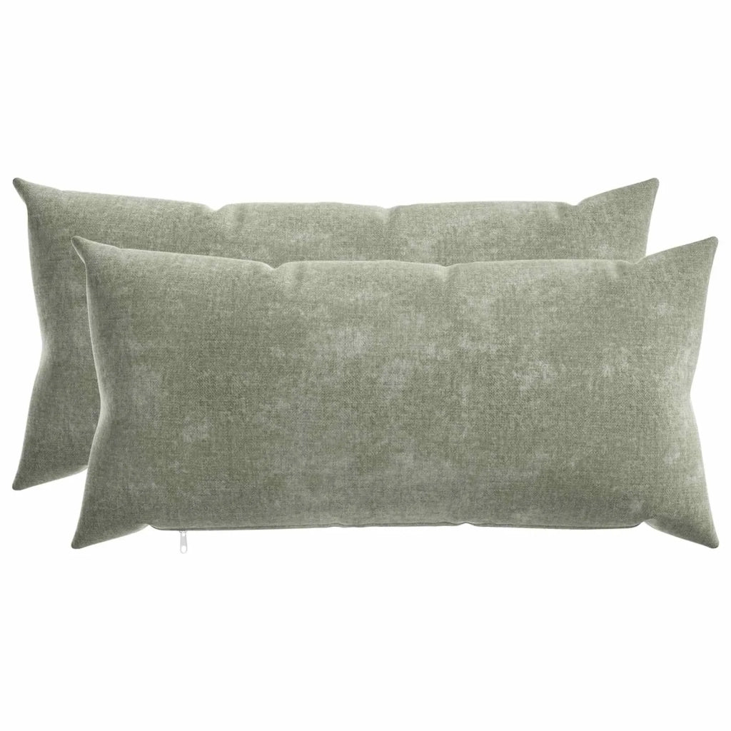 Cuscino da Lanciare 2 pz HEERLEN Verde 40 x 70 cm 925393