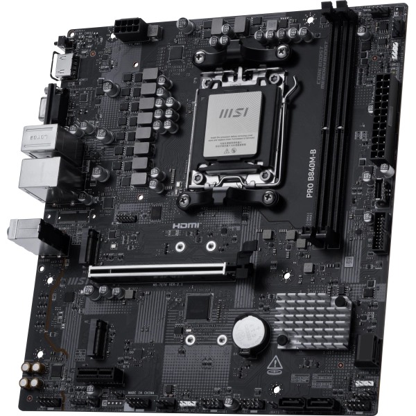 MSI MB AMD B840, PRO B840M-B, AM5,2DDR5,1PCI-Ex16,1PC