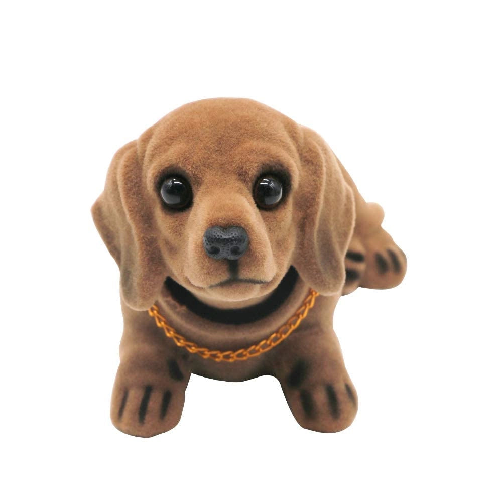 Cane che scodinzola, decorazione per auto, statuetta di animale, 15,34 cm