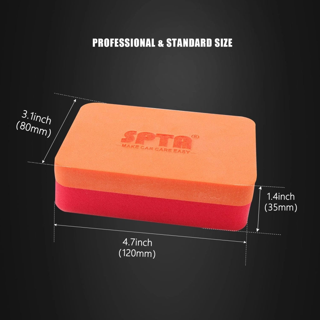 Set di 6 spugne applicatrici per la cura dell'auto e l'applicazione di rivestimenti ceramici