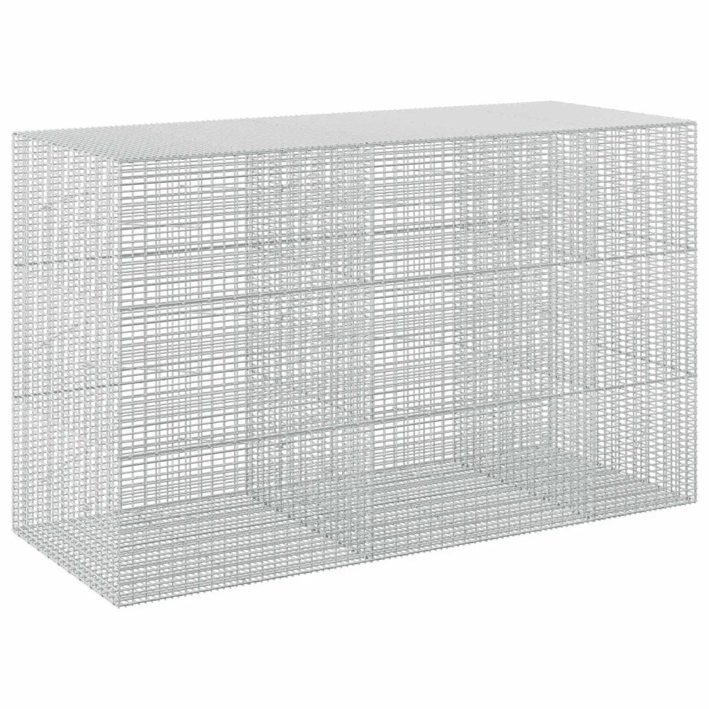 Gabione con Filo da 5 mm e Rete da 5x2,5 cm 250x100x150 cm 3463895