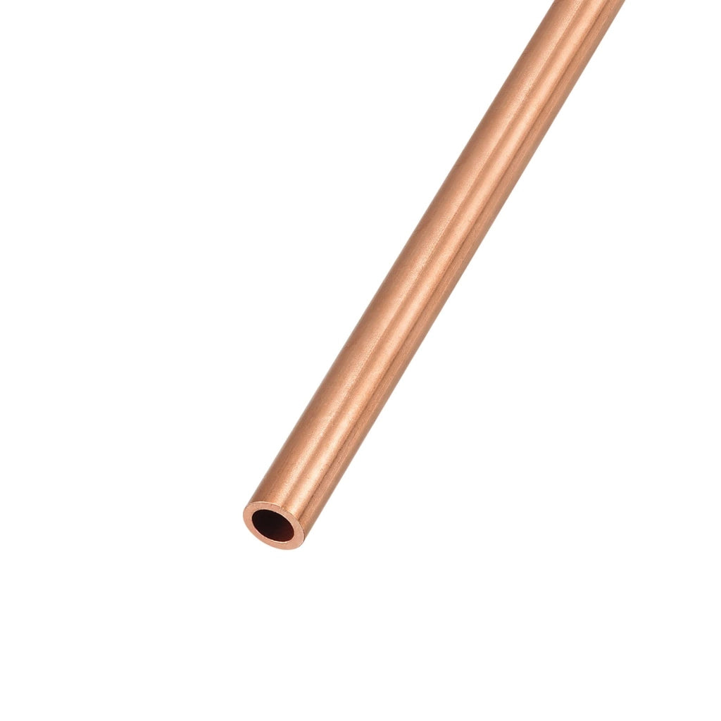 Tubo di rame, diametro esterno 7 mm, spessore parete 1 mm, lunghezza 300 mm, dritto, 1 pezzo