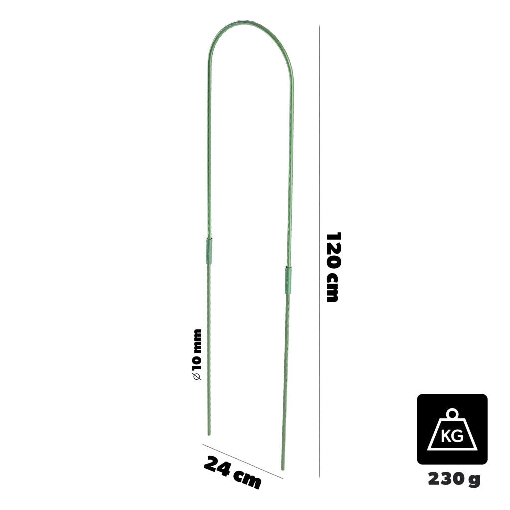 KADAX 10 supporti ad arco per piante 120 cm