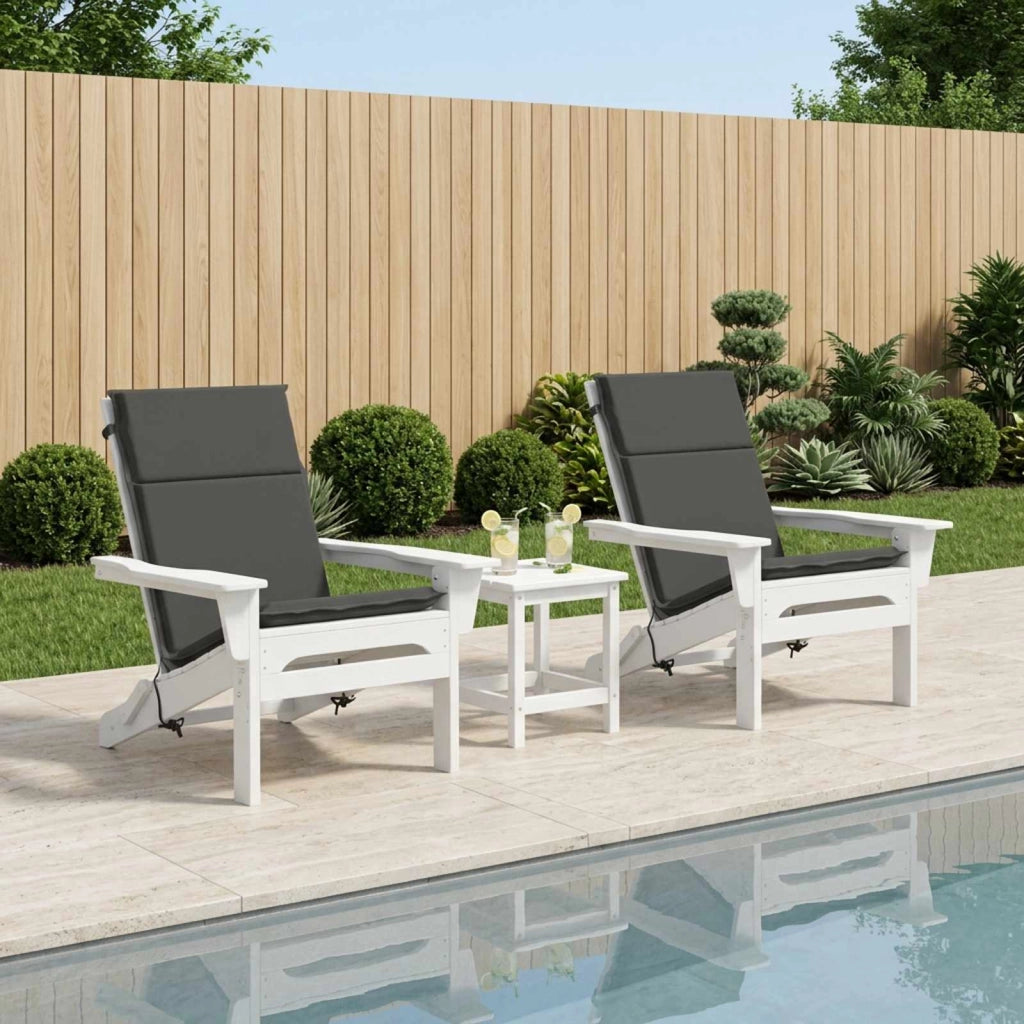 Cuscino per sedia a schienale alto GEMERT 2 pz 100% Poliestere 945723