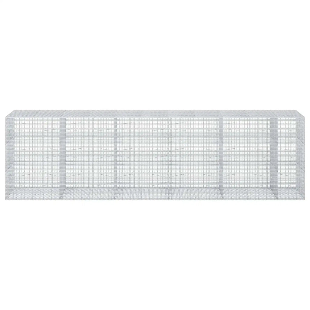 Gabione con Filo da 5 mm e Rete da 5x2,5 cm 550x100x150 cm 3463901