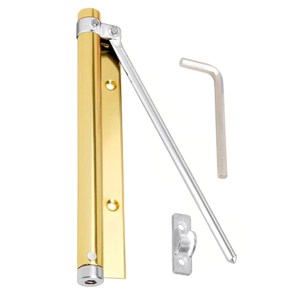 Guarnizione per porta in alluminio, anodizzata, color oro, 1 pezzo