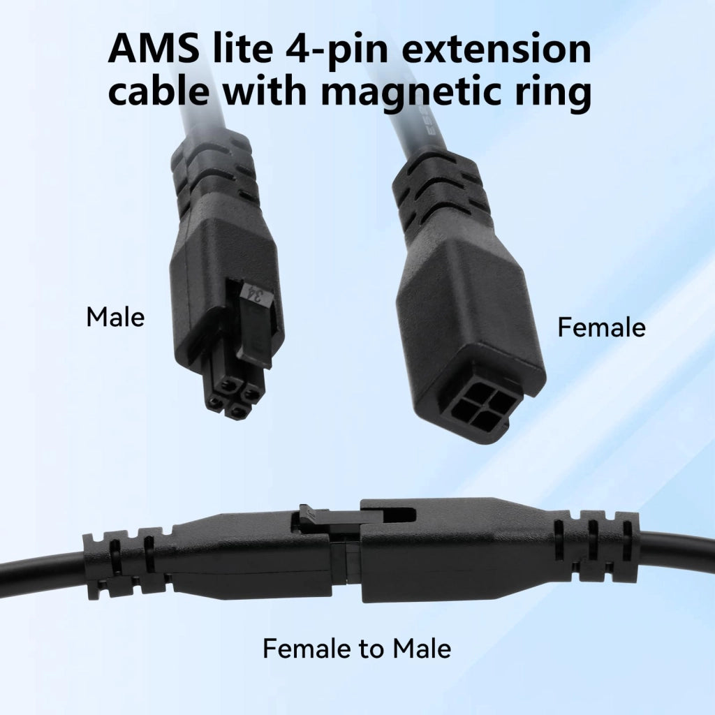 Cavo di prolunga da 2 metri, a 4 poli, per stampanti 3D AMS Lite e A1/A1 Mini