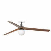 KLIM RECESSED L Ventilatore da soffitto nero/noce E27 TUYA