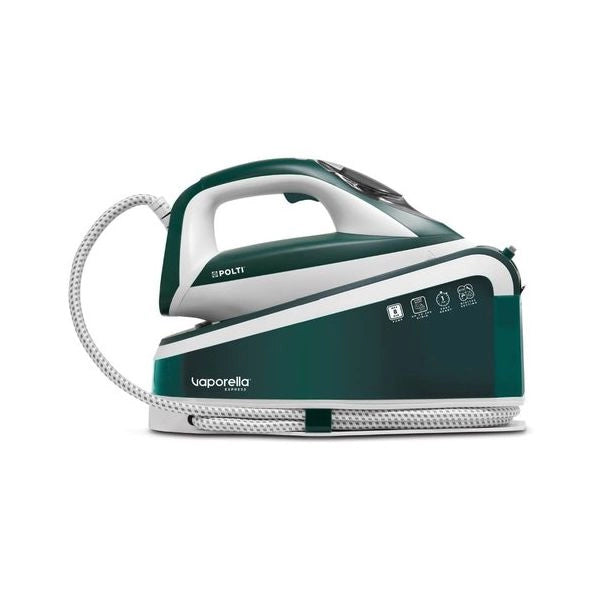 Polti vaporella express ve30.20 stazione da stiro a vapore azionata da pompa 2200 w 1,6 l piastra in ceramica verde, bianco - 8007411012402