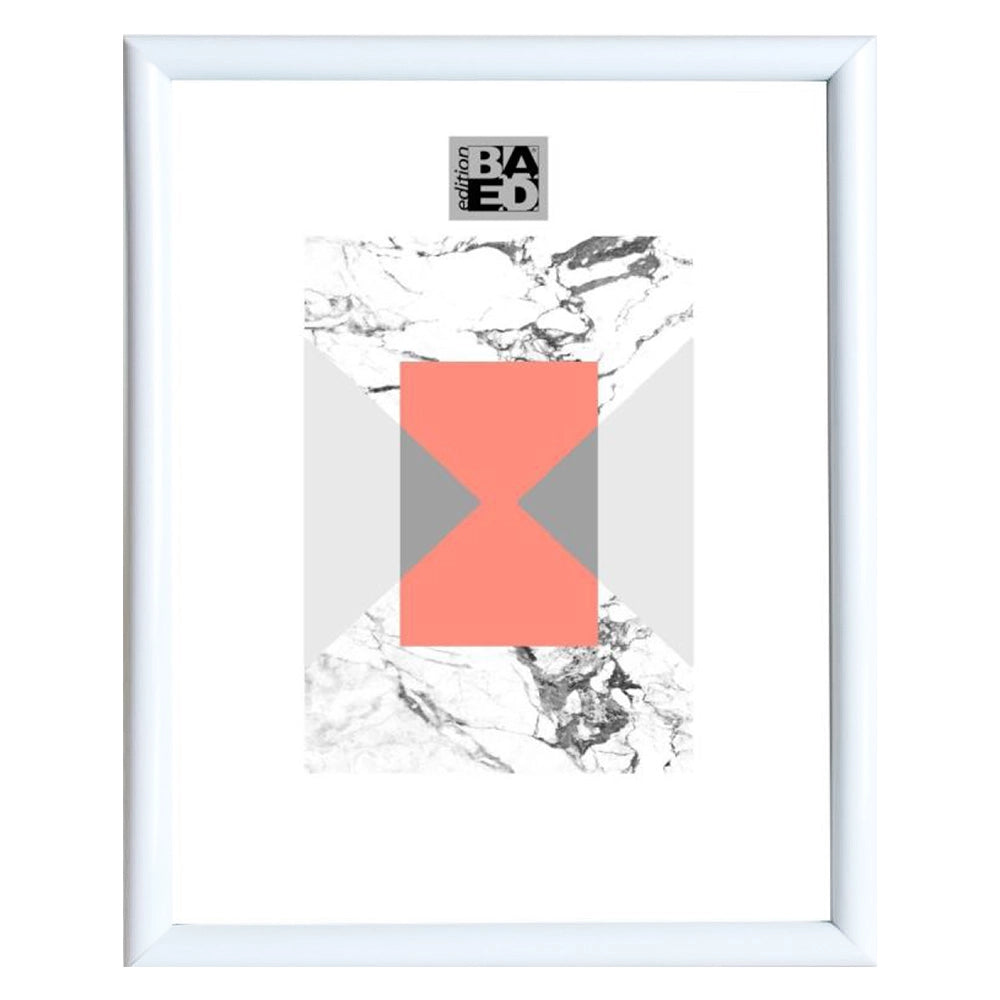CORNICE 'AMBROISE' cm 13 x 18 con portafoto - bianco
