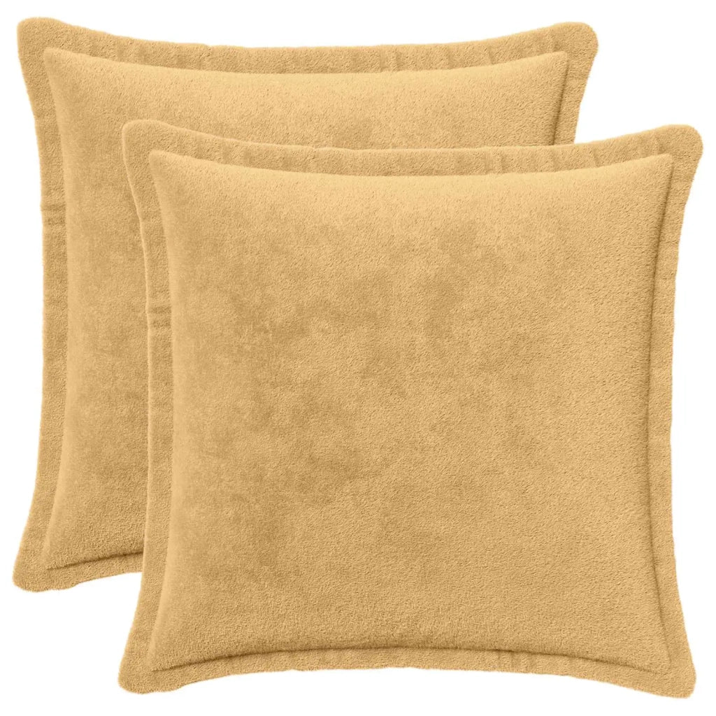 Federa 2 pz HOUTEN Tortora 45 x 45 cm Flanella 918889