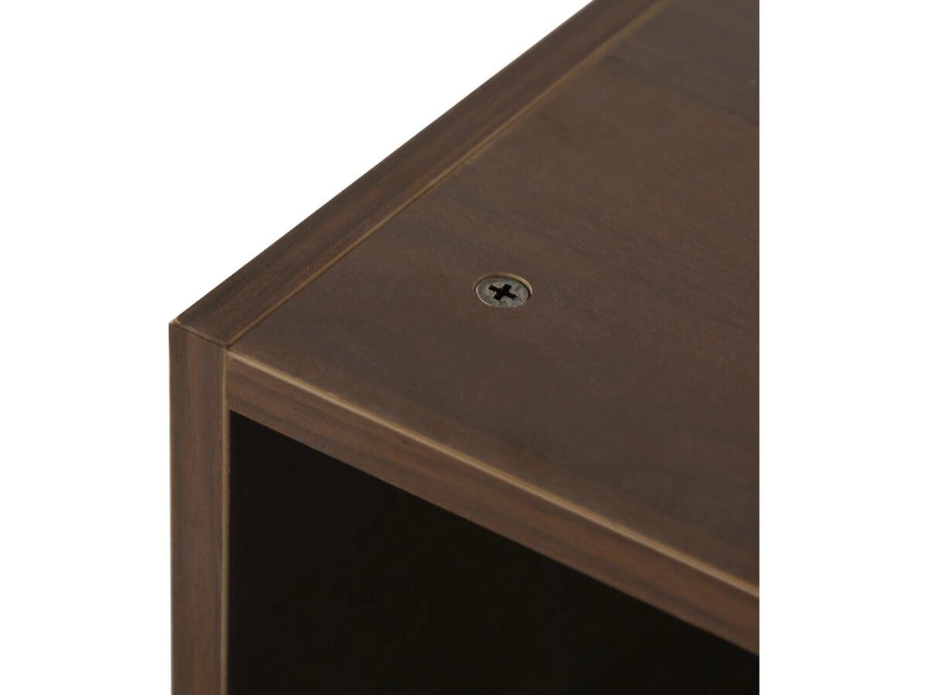 Modulo di rialzo per cabina armadio in legno "Opéra" - 80 x 45 x 40 cm - Marrone