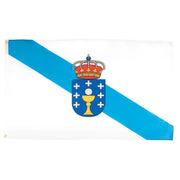 Bandiera della Galizia, dimensioni 150x90 cm – Poliestere 100D, con 2 occhielli