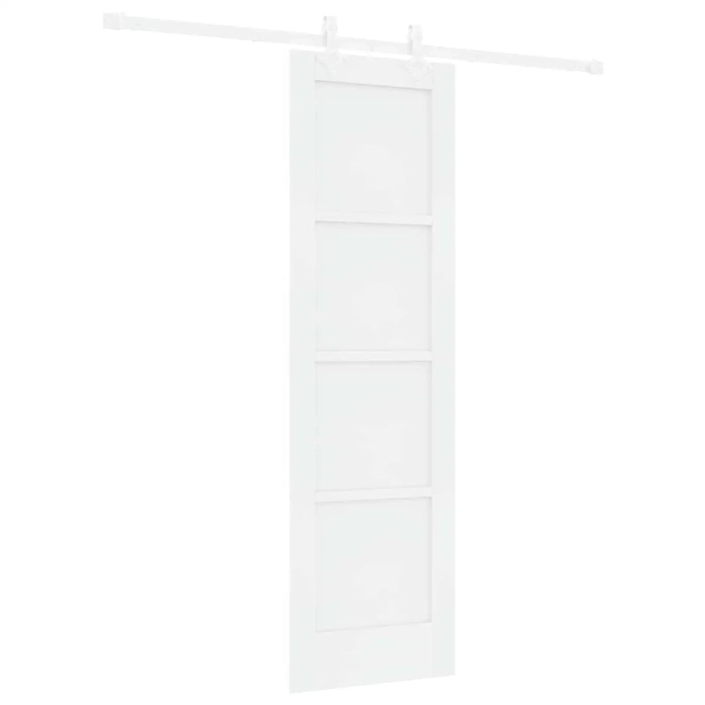 Porta scorrevole 61 x 198,5 cm Legno ingegnerizzato Bianco 3450144