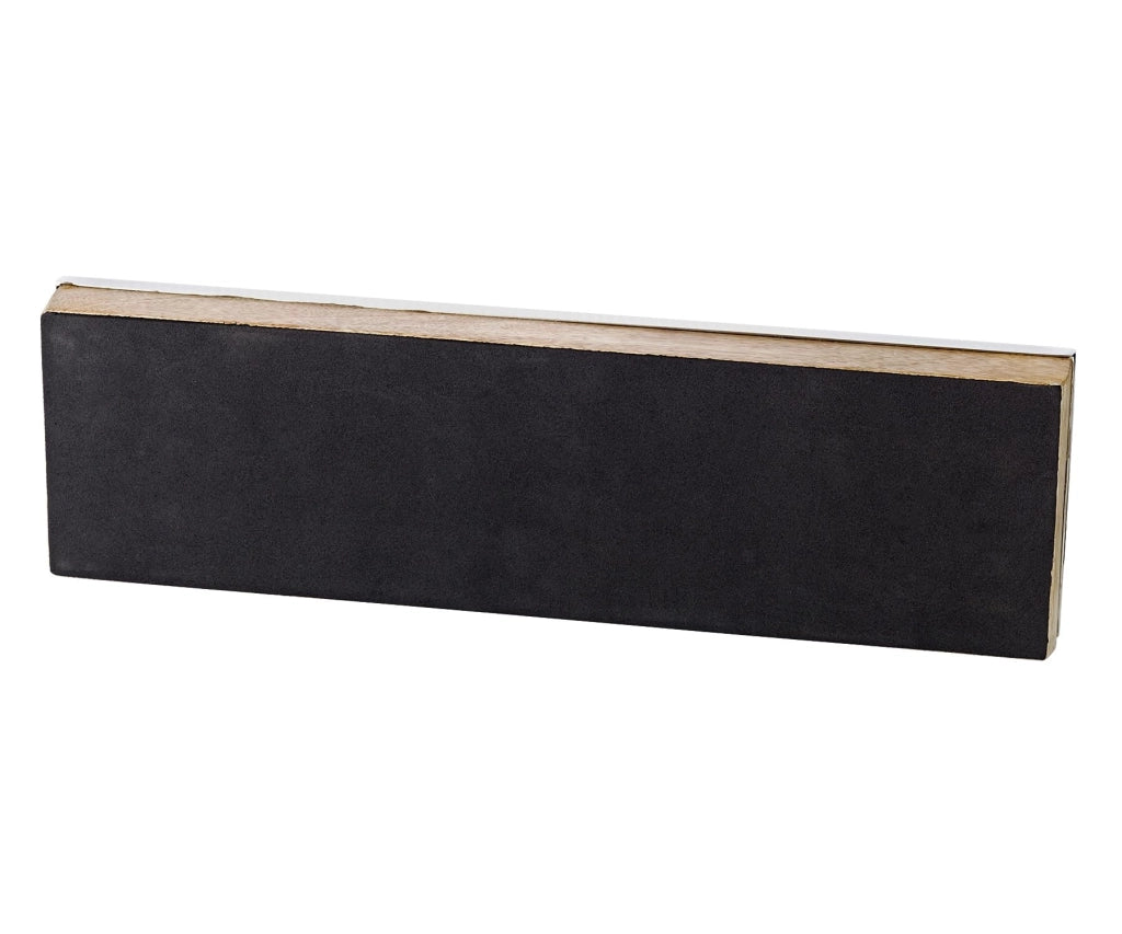 Candeliere per l'Avvento, piccolo, L 45 cm, in legno di mango, verniciato