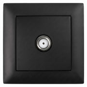 Presa Antenna Con Cornice Oste Jnh012-a Black