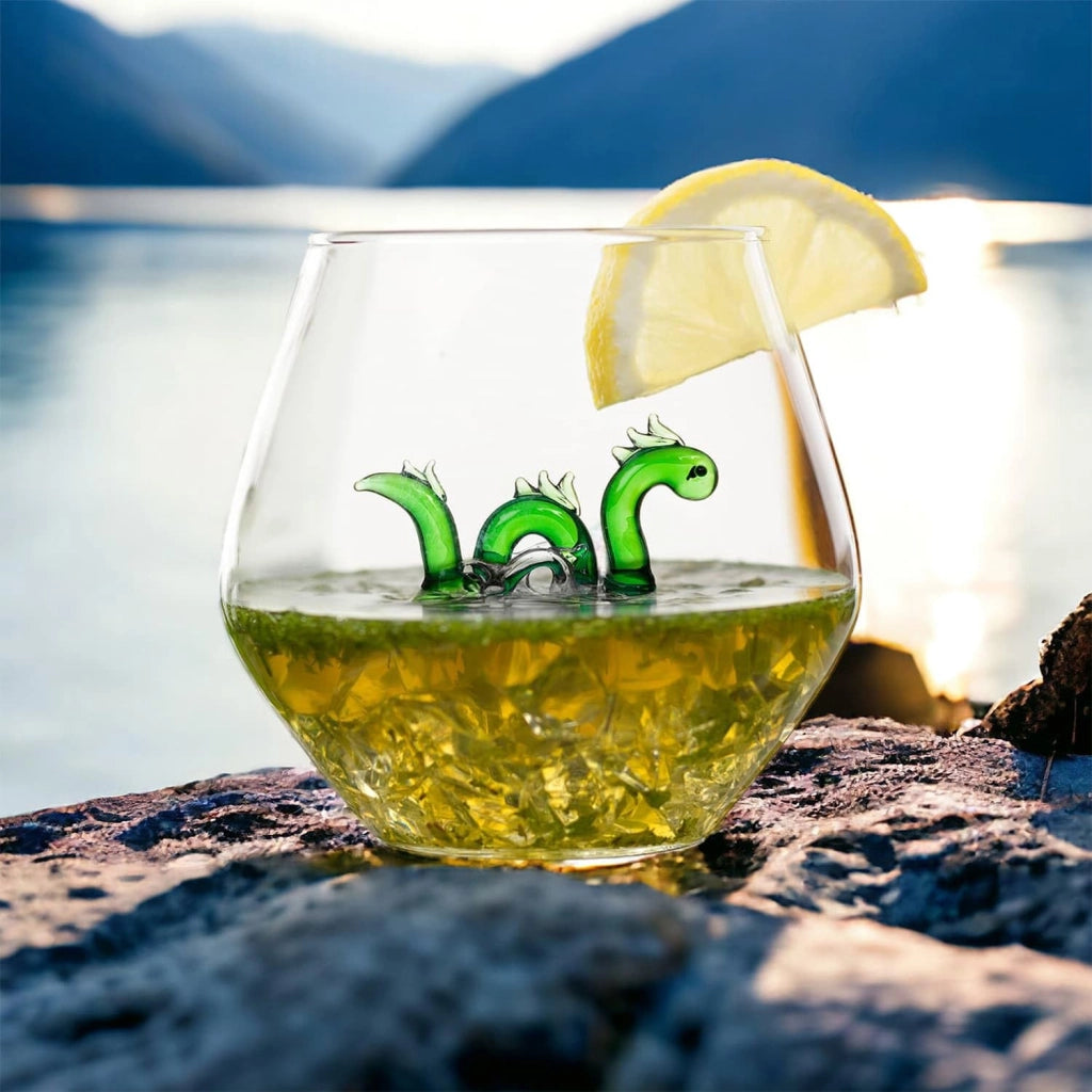Bicchiere Nessie da 450 ml – design unico ispirato alla creatura del lago