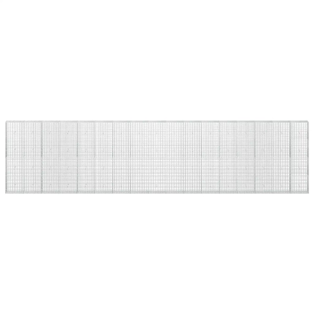 Gabione con Filo da 5 mm e Rete da 5x10 cm 850x30x200 cm 3464699