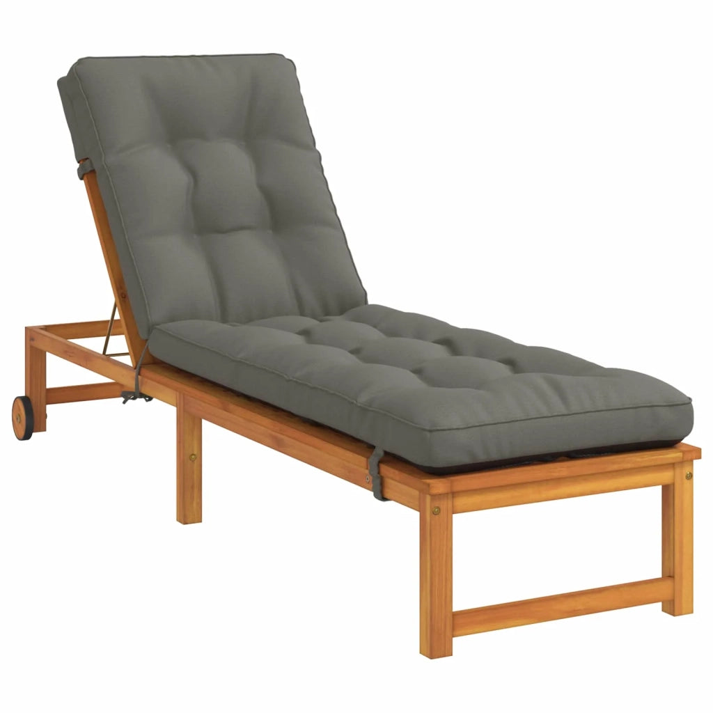 Cuscino per Lettino VIANEN 100% Poliestere Grigio 953852