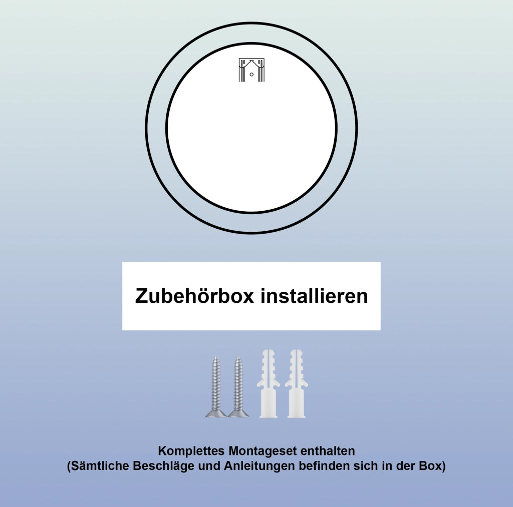 Specchio da bagno con luce regolabile e funzione antiappannamento