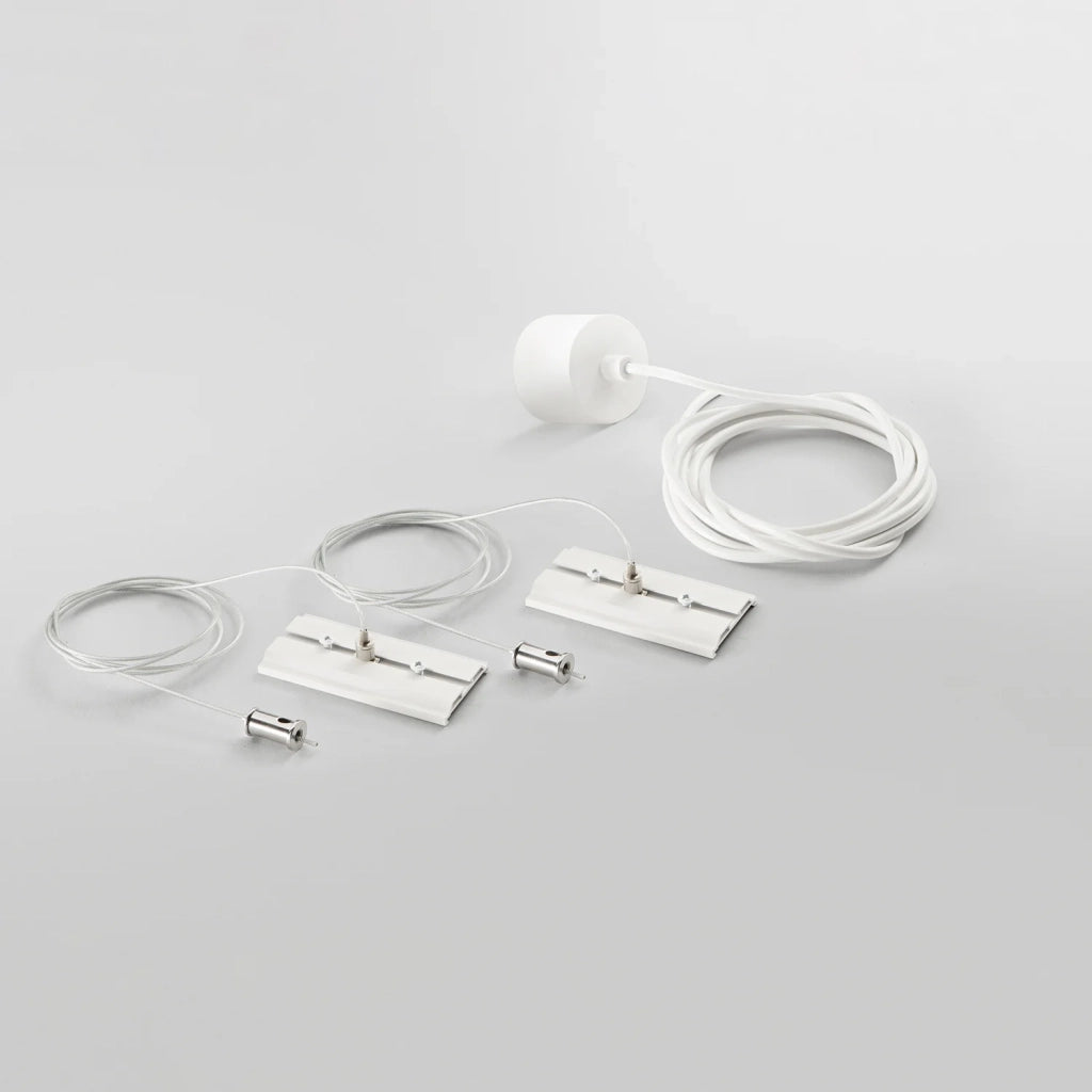 Kit Sospensione Grid Bianco 200Cm