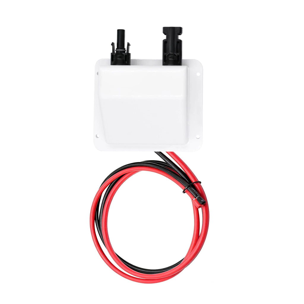 Passacavo doppio, grado di protezione IP68, impermeabile, cavo da 1 metro, colore bianco