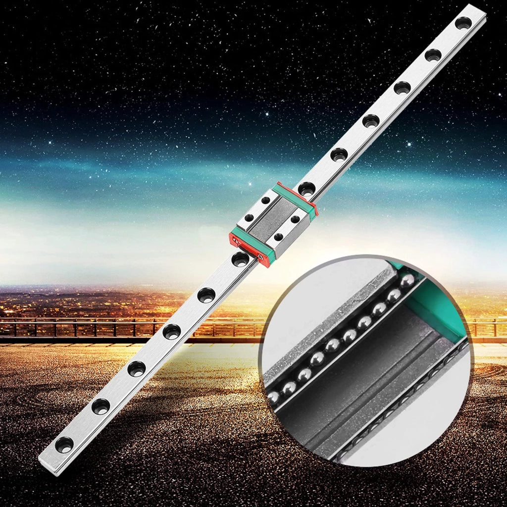 Guida lineare LML9B da 260 mm con blocco porta cuscinetti