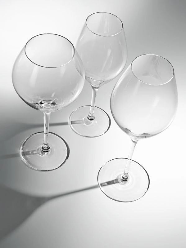 Set di 6 bicchieri da vino bianco "Solution Goblet", realizzati a mano, capacità 360 ml