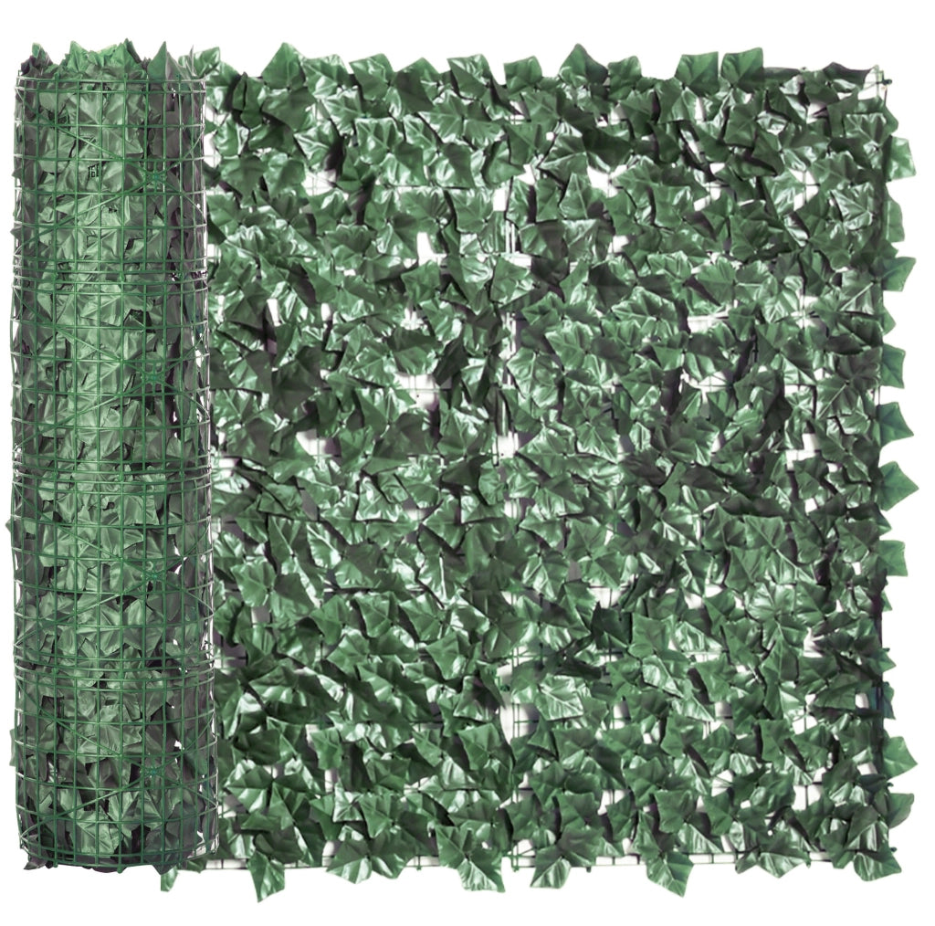 Siepe artificiale verde scuro 300 x 100 cm per balcone, terrazza e giardino