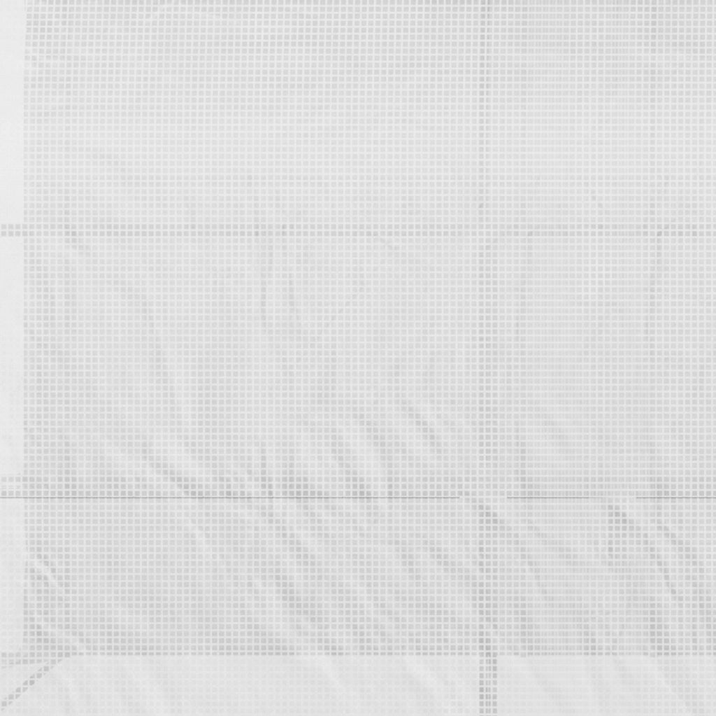 SERRA con 6 ripiani e finestra 300x150x213 cm in plastica bianca