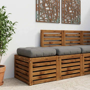 Cuscino per Sedia in Unico Pezzo VIANEN 100% Poliestere Grigio 953490