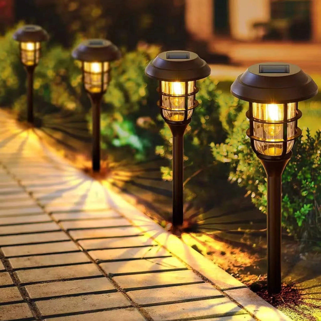 Ricambi per lampade solari, confezione da 4 pezzi, 8 cm, impermeabili